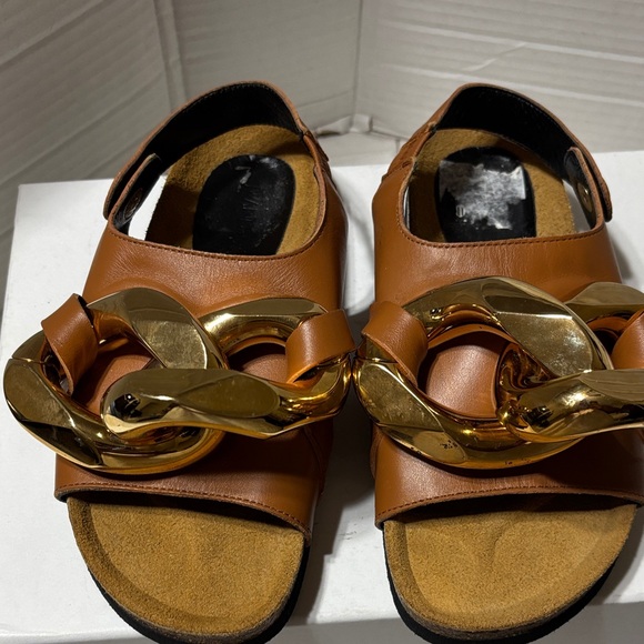 JW Anderson chain link platform sandals. Made in Spain. NWOT